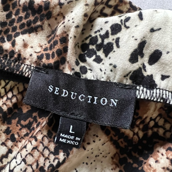 midi snake print skirt - Picture 2 of 2